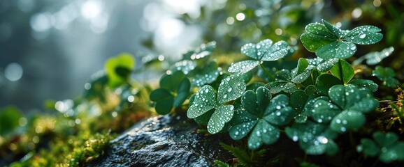 St Patricks Clover Border, HD, Background Wallpaper, Desktop Wallpaper