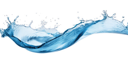 water liquid splash isolated on white background includes clipping path, transparent background