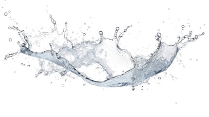 water splash on white background - Powered by Adobe
