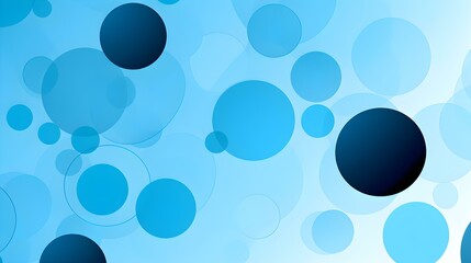 Abstract Background of minimalistic Circles in blue Colors. Artistic Wallpaper