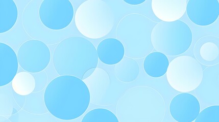 Abstract Background of minimalistic Circles in light blue Colors. Artistic Wallpaper