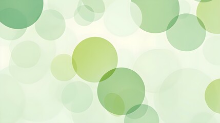 Abstract Background of minimalistic Circles in light green Colors. Artistic Wallpaper