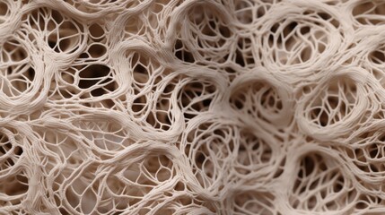Generative AI Fine and delicate lace-like texture.