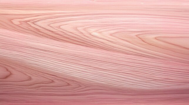 Expensive and Rare Types of Wood. Pink Ivory Berchemia zeyheri wood texture. Close-up photo of pink wooden textures with a wavy pattern.