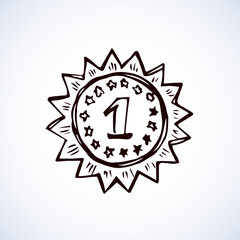 Medal. Vector drawing