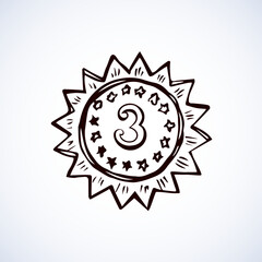 Medal. Vector drawing