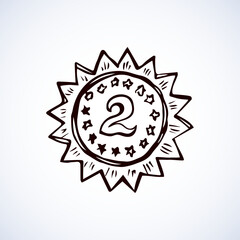 Medal. Vector drawing
