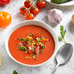 Tomato Gazpacho soup