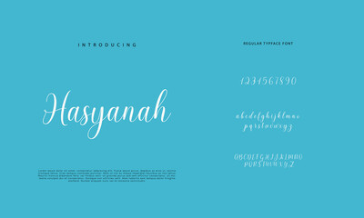 Signature Font Calligraphy Logotype Script Brush Font Type Font lettering handwritten
