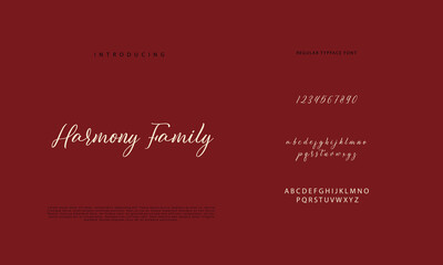 Signature Font Calligraphy Logotype Script Brush Font Type Font lettering handwritten
