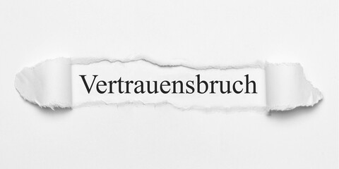 Vertrauensbruch	
