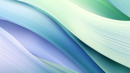 In the close view of a wavy tropical leaf, the calming color palette undulates, inviting a sense of natural serenity