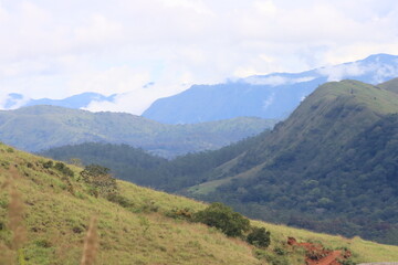 Beautiful landscape of Gavi forest. Gavi Jungle site seeing. Natures photo for background. Seasonal greetings. Wall mounting photo.