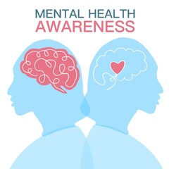 Mental health and wellness awareness concept. Your mind matters
