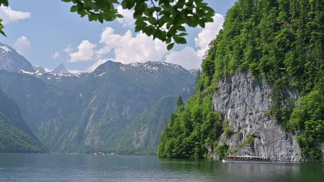 Ship on the Koenigssee, Bavaria