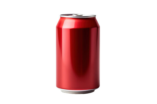 Red soda Isolated on transparent background