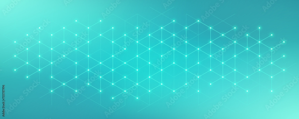 Poster Abstract geometric background with triangle shape pattern