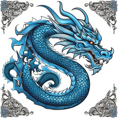 blue dragon