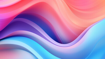 Mobile Bloom: Gradient Colorful Abstract Background Shaped Like a Flower - Luxurious Concept for Wallpaper