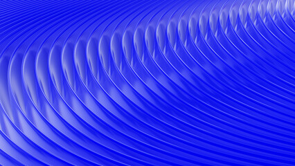 Blue abstract background stripes 3D wavy pattern, elegant abstract striped pattern wallpaper.