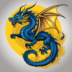 blue dragon