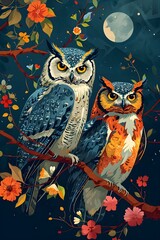 vintage retro illustration