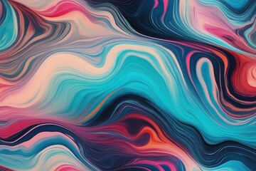 Obraz premium Abstract clouds. Modern futuristic pattern marble translucent colors texture.. Multicolor dynamic background mixing liquid paints art.