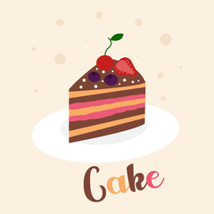 cake with cherry