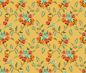 seamless pattern with flowers