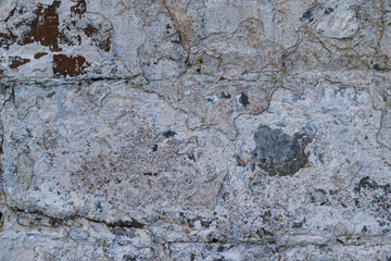 imagen detalle textura roca blanca con grietas y poros 