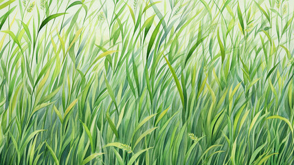 watercolor pattern of grass