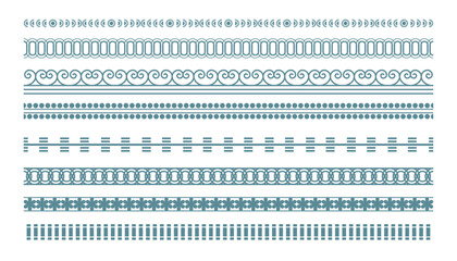 classic and artistic boho border pattern backdrop in collection