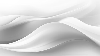 Obraz premium an abstract white wavy background