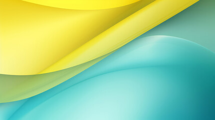Abstract wavy blue and green gradient background