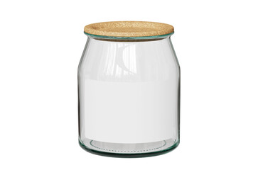 유리 병 코르크 뚜껑 목업 Glass Jar and Cork Cap Mock up