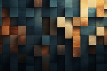 Modern Abstract Geometric Grid Background with Dark Carbon-Inspired Texture for Design