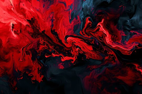 Abstract red black oil painting background, texture background