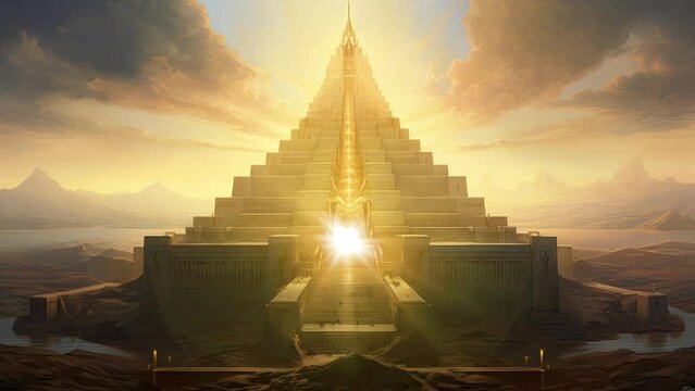 Temple of Solomon, abstract masson's temple