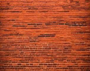 Old red brick texture  backgorund empty space for your work. red brick texuture background. Generative ai