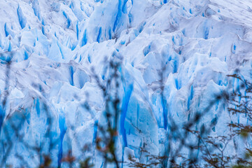 Fototapeta na wymiar View of Perito Moreno Glacier, Los Glaciares National Park, Argentina.