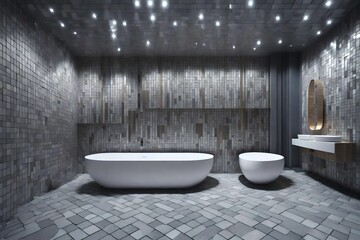 interior of a modern bathroom