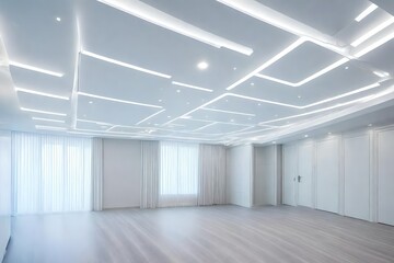 empty white room