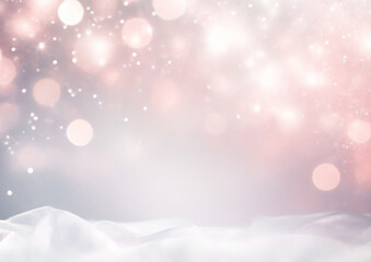 Naklejka premium 上品なピンクのキラキラ背景テクスチャー