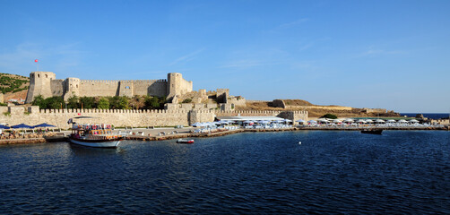 Bozcaada Castle in Canakkale, Turkey.