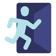 emergency exit icon