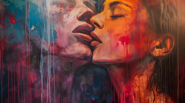 Artistic Passion Canvas Love Lust Art concept