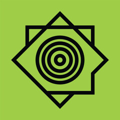 chameleon tribal ancient minimalist elegant modern logo flat web mobile concept vector icon element symbol illustration