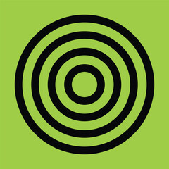 Naklejka premium circle target spiral tribal ancient minimalist elegant modern logo flat web mobile concept vector icon element symbol illustration