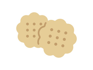 クッキーのアイコンのイラスト