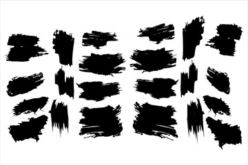 Vintage Retro Ink Paint Brush Shape,Ink Paint Brush Shape for T-Shrit Design,Vintage Retro Paint Brush Stroke for T-Shirt Design,Brush Stroke Texture ,Abstract Grunge Paintbrush Texture Set, 